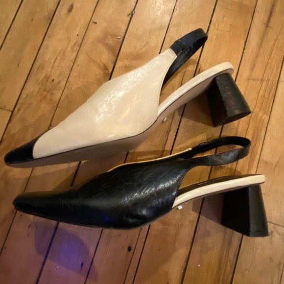 Topshop 2-tone pleather heels - Picture 3 of 7